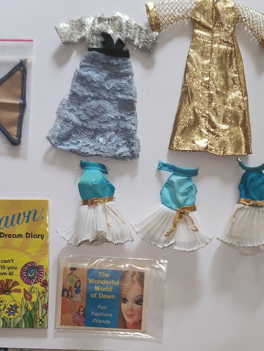 Vintage DAWN Clothing Lot Dream Diary World Of Dawn Repro Pamphlet